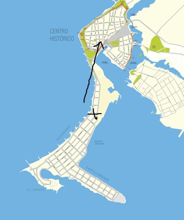 Cartagena Escape Plaza Apartment Ruang foto